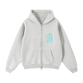 Zip-Through Boxy Fleece Hoodie