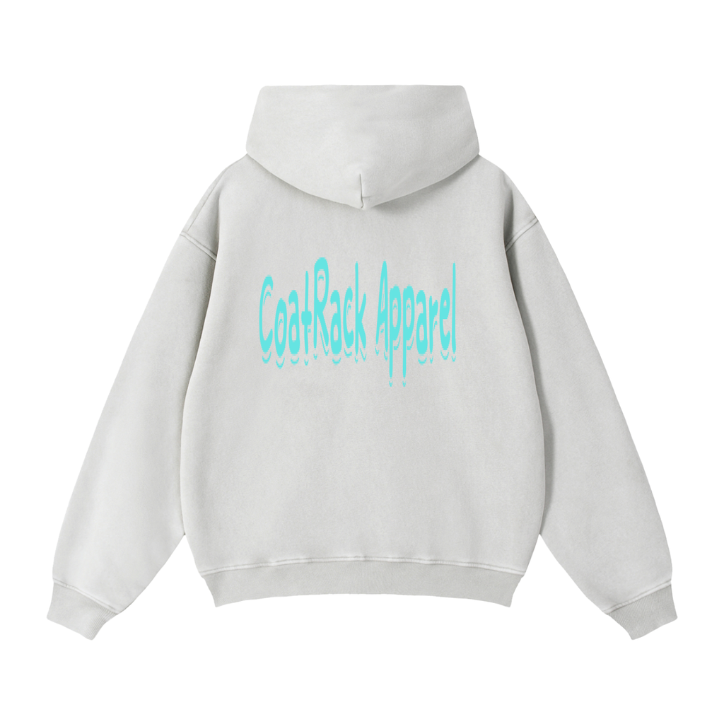 Zip-Through Boxy Fleece Hoodie