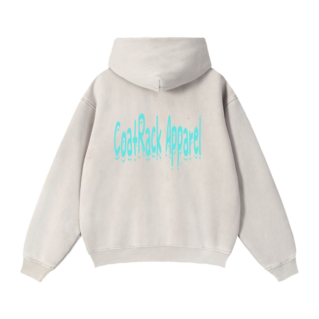 Zip-Through Boxy Fleece Hoodie