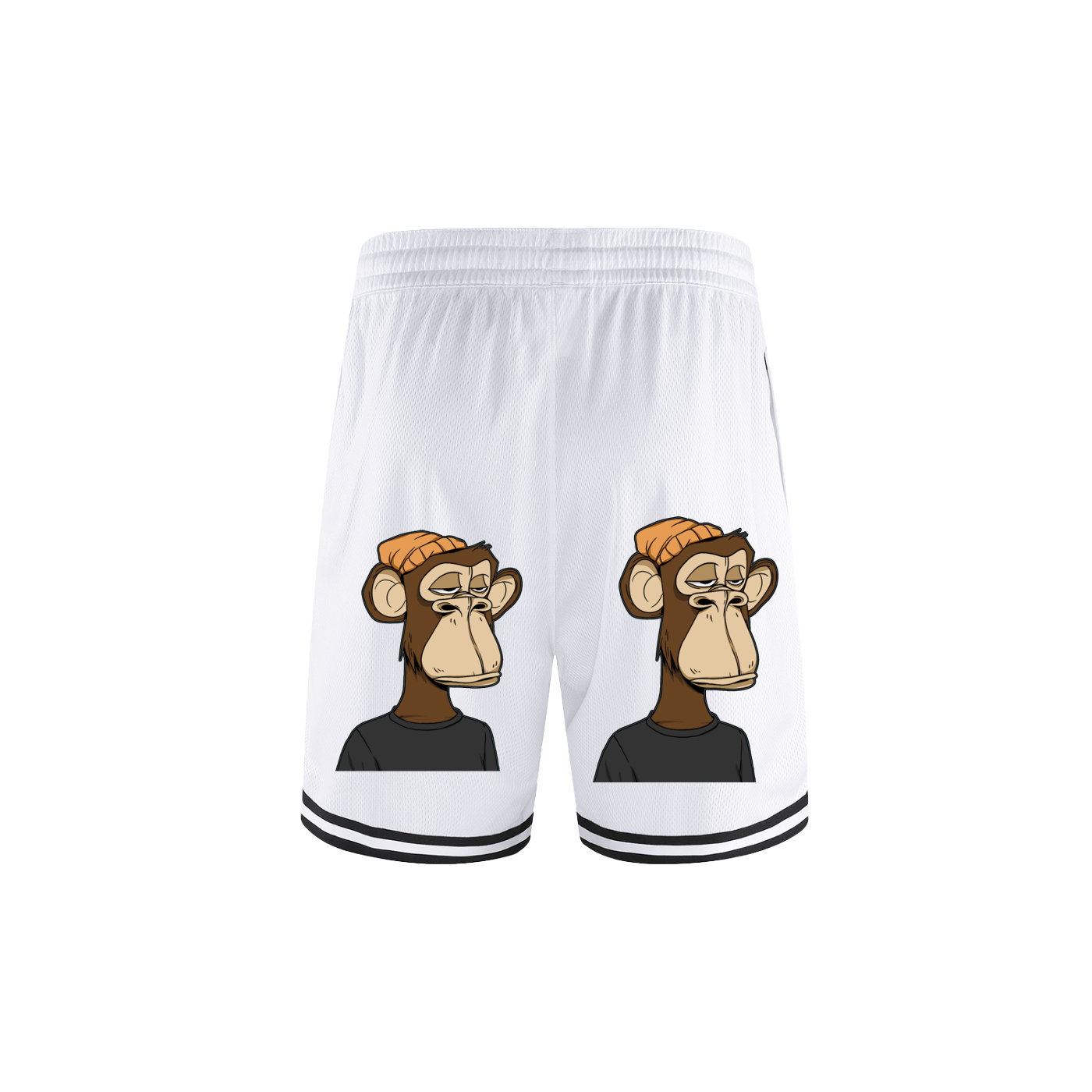 Classic Stripe Trim Basketball Shorts