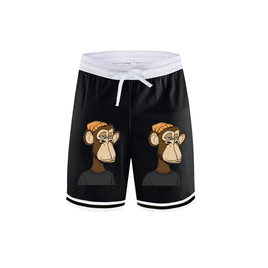 Classic Stripe Trim Basketball Shorts