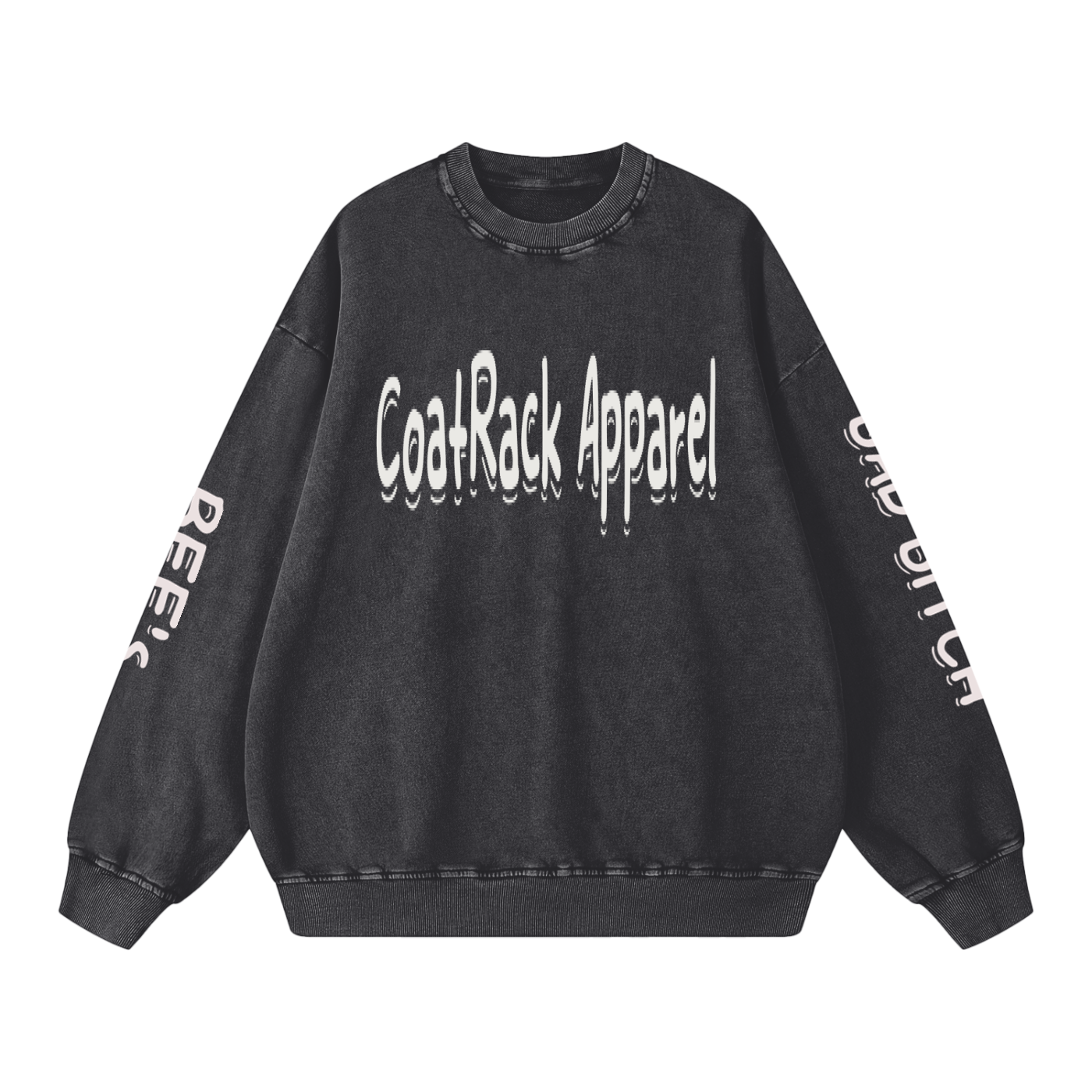 Snow Washed Oversized Sweatshirt