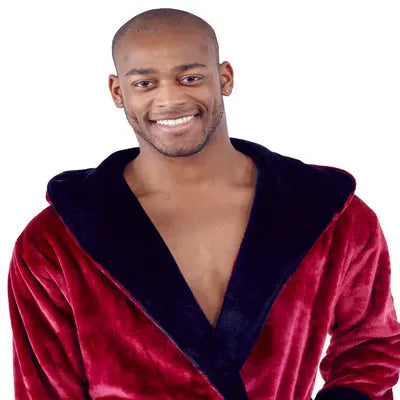 Men’s Robe with Hood – Ultra-Soft Plush Comfort for Everyday Use