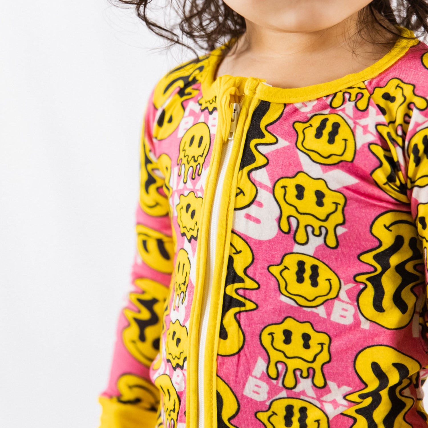 TRIPPY SMILES PINK BAMBOO ZIPPY